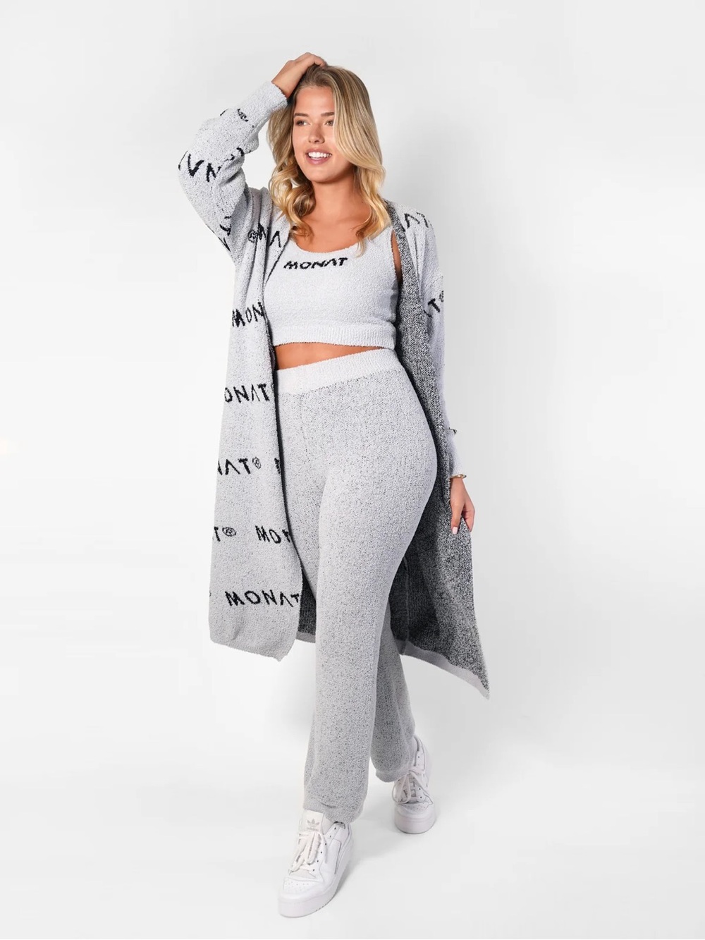 MONAT Fuzzy Cardigan Duster